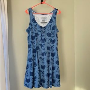 Blue How to Train Your Dragon Dress